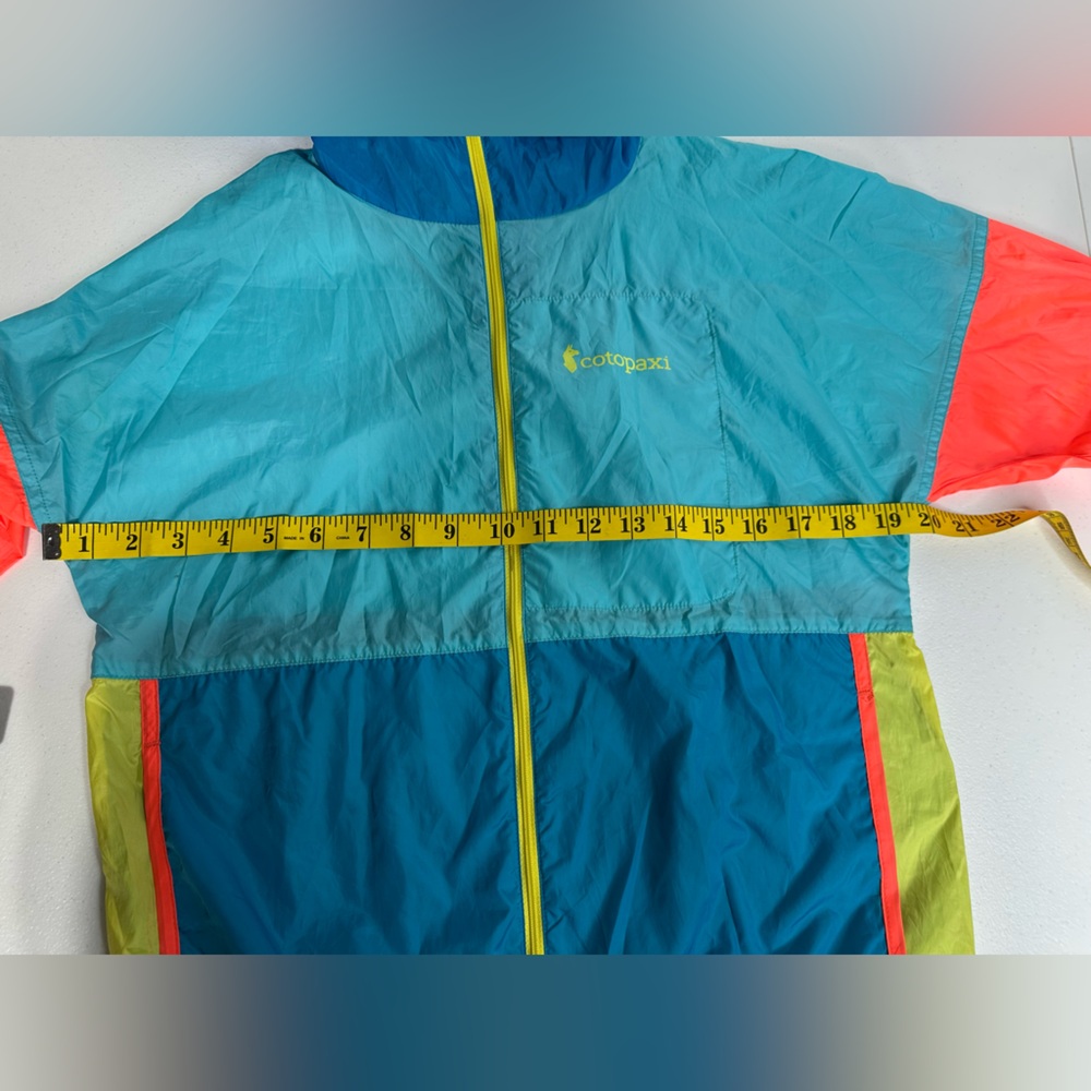 Cotopaxi Teca Full Zip Windbreaker Orange Blue Colorblock Women's XS. - Picture 5 of 8